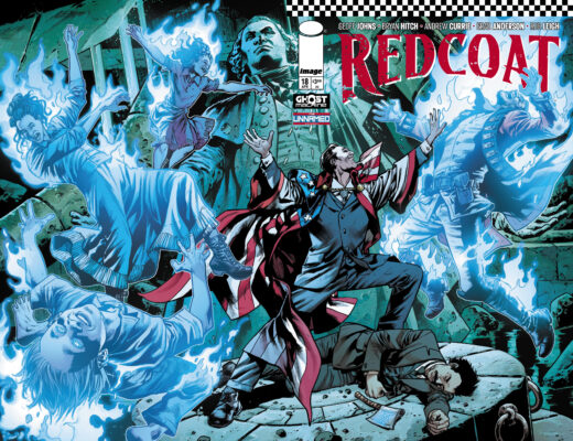 REDCOAT #18 CVR A BRYAN HITCH & BRAD ANDERSON WRAPAROUND