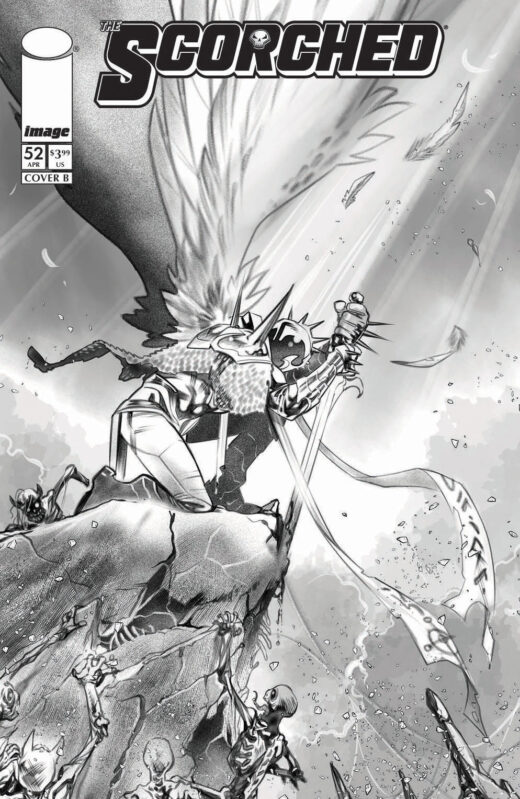 SPAWN SCORCHED #52 CVR B IG GUARA B&W VAR