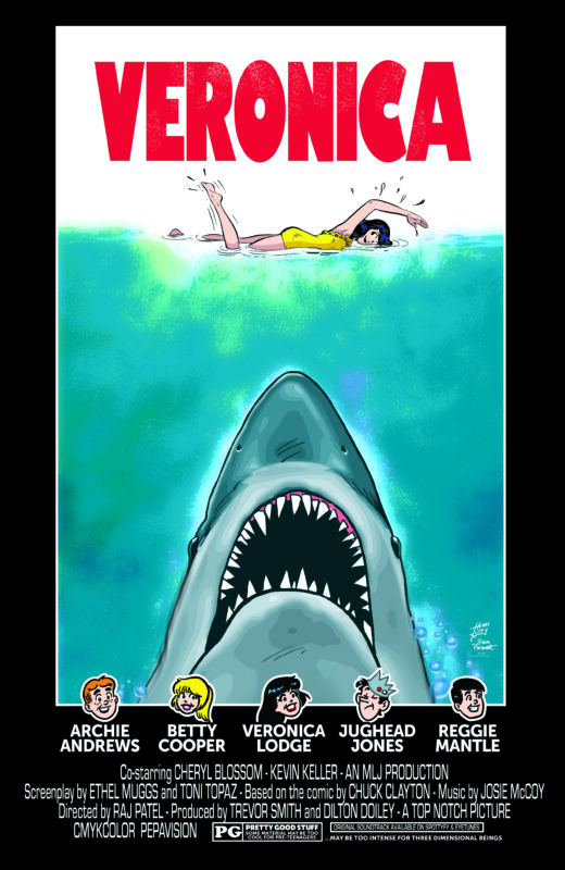 ARCHIES TV LAUGH OUT #79 FACSIMILE EDITION CVR C DAN PARENT ROSARIO TITO PENA VERONICA MOVIE POSTER VAR