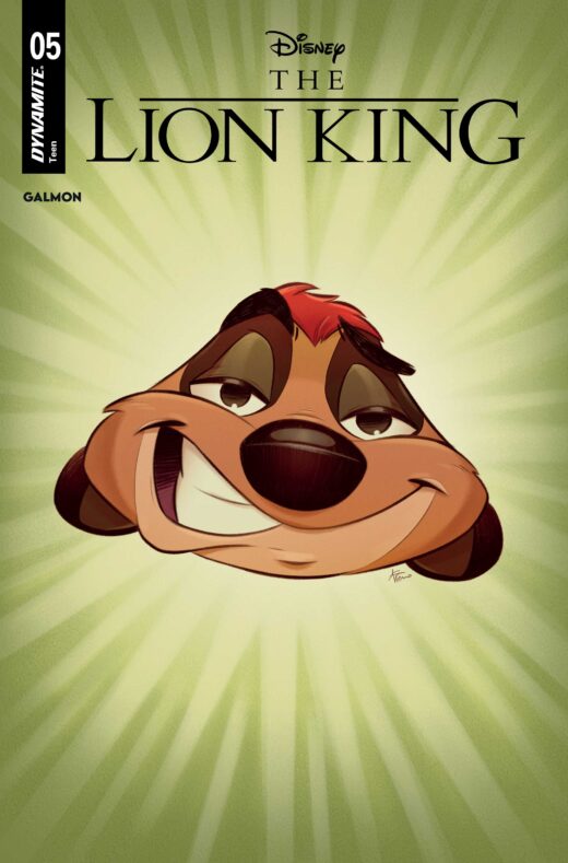 LION KING #5 CVR D CARTOON HEAD VAR