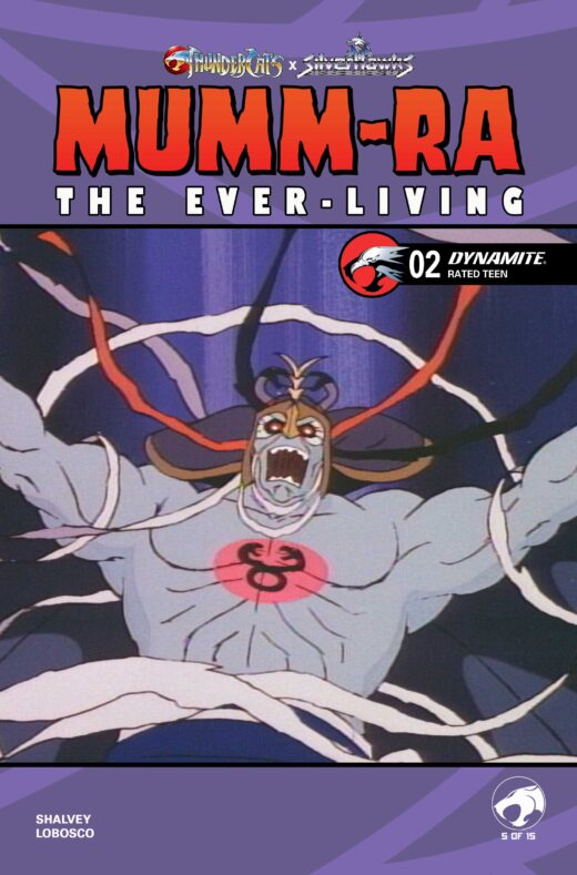 MUMM RA THE EVER LIVING #2 CVR E ANIMATION ART VAR