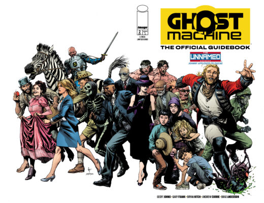 GHOST MACHINE THE OFFICIAL GUIDEBOOK #2 (OF 5) CVR A GARY FRANK & BRAD ANDERSON WRAPAROUND