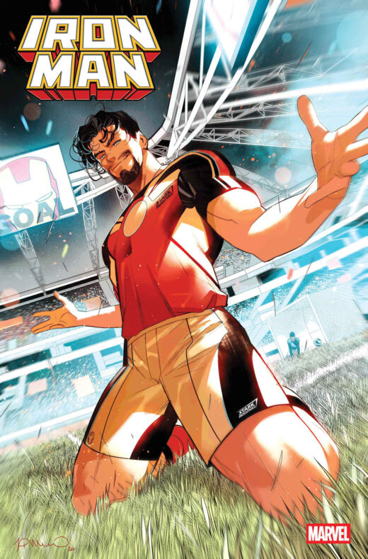 IRON MAN #6 SIMONE DI MEO MARVEL SOCCER VARIANT
