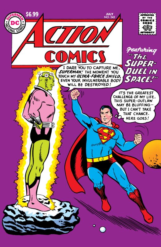 ACTION COMICS #242 FACSIMILE EDITION CVR C CURT SWAN FOIL VAR