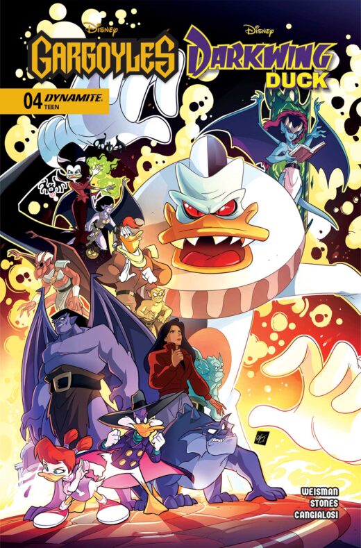 GARGOYLES/DARKWING DUCK #4 CVR D CIRO CANGIALOSI VAR