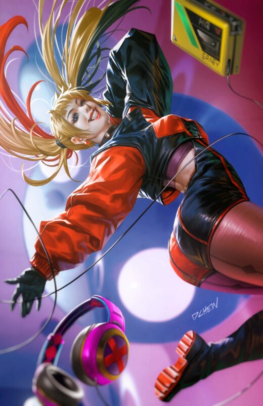 HARLEY QUINN #63 CVR D DERRICK CHEW CARD STOCK VAR