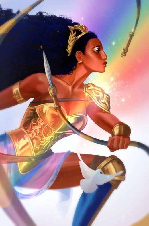 WONDER WOMAN #34 CVR E FATIMA WAJID DC PRIDE CARD STOCK VAR