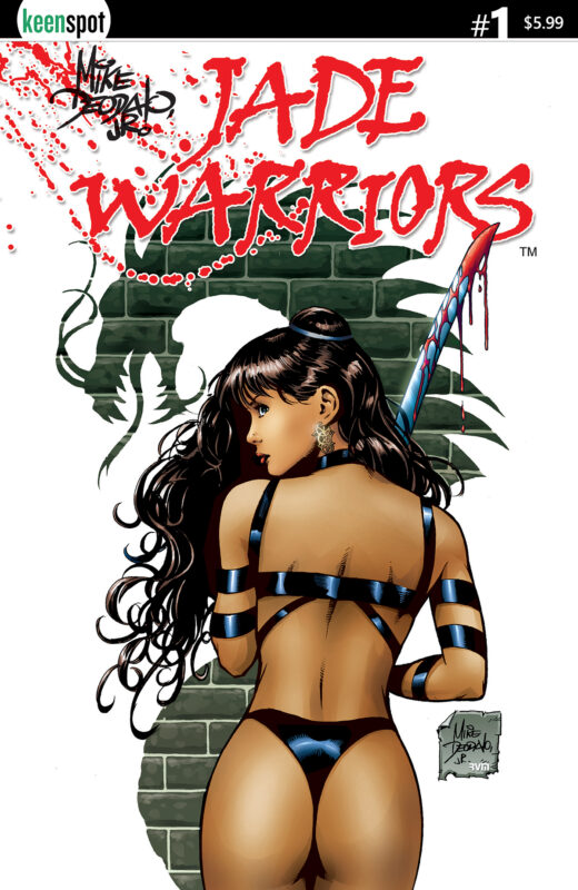 JADE WARRIORS #1 CVR A MIKE DEODATO BLOODY SWORD