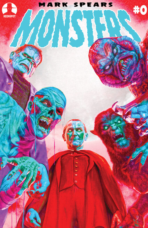 MARK SPEARS MONSTERS #0 DELUXE EDITION (ONE SHOT) CVR E MARK SPEARS THE SQUAD VAR