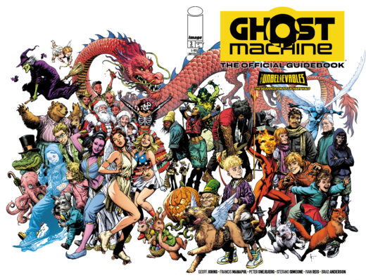 GHOST MACHINE THE OFFICIAL GUIDEBOOK #3 (OF 5) CVR A GARY FRANK & BRAD ANDERSON WRAPAROUND