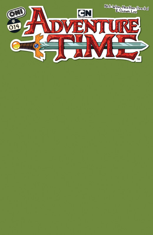 ADVENTURE TIME (2025) #14 CVR C BETTY GROF GREEN BLANK SKETCH VAR