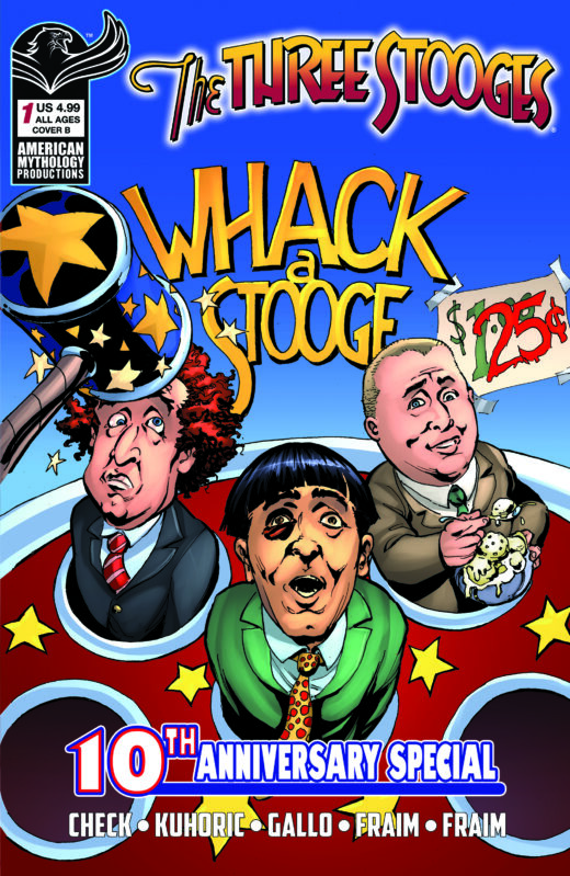 THREE STOOGES AMERICAN MYTHOLOGY 10TH ANNIVERSARY #1 CVR B GREG LAROCQUE VAR  Previously Solicted Thru Diamond