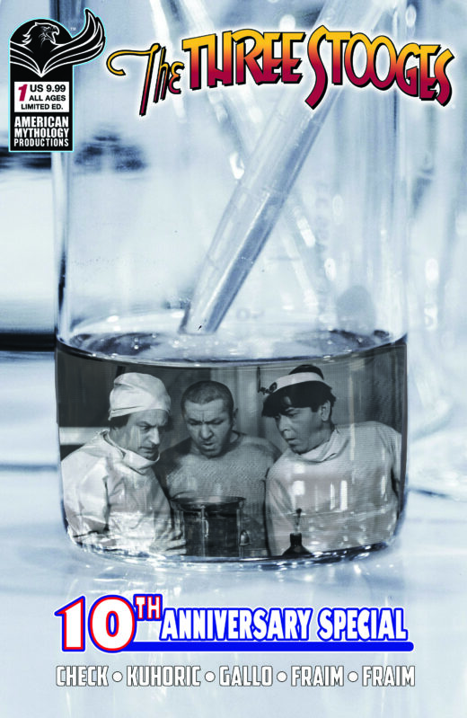 THREE STOOGES AMERICAN MYTHOLOGY 10TH ANNIVERSARY #1 CVR D B&W PHOTO VAR  Previously Solicted Thru Diamond