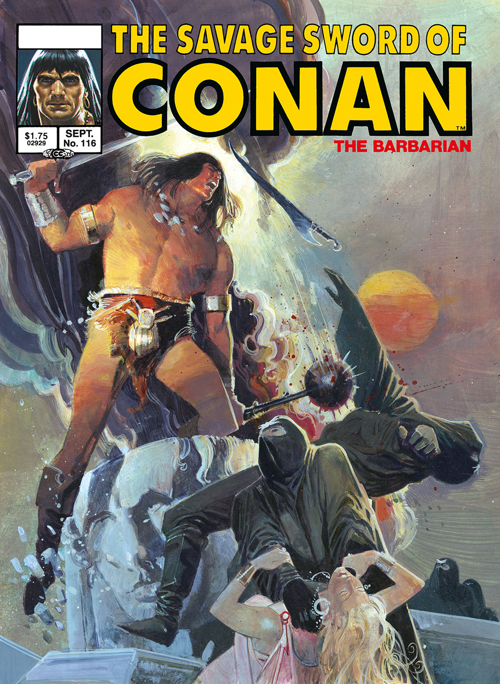 SAVAGE SWORD OF CONAN ORIGINAL COMICS OMNIBUS VOL 08 DIRECT MARKET EDITION BILL SIENKIEWICZ CVR (MR)