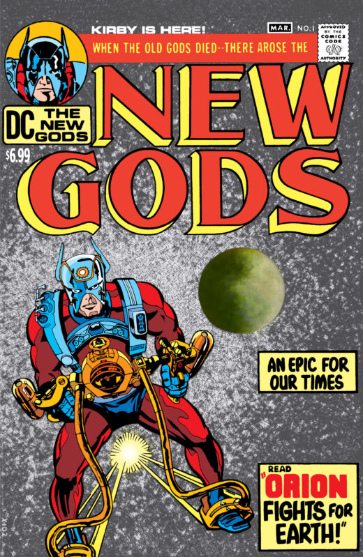 NEW GODS #1 FACSIMILE EDITION CVR B JACK KIRBY FOIL VAR