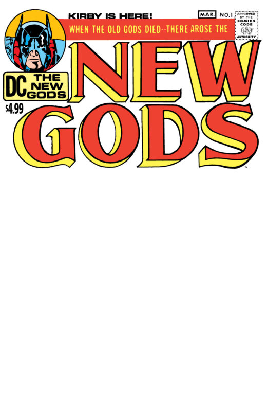 NEW GODS #1 FACSIMILE EDITION CVR C BLANK CARD STOCK VAR
