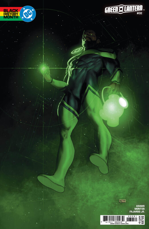 GREEN LANTERN #32 CVR E TAURIN CLARKE BLACK HISTORY MONTH CARD STOCK VAR