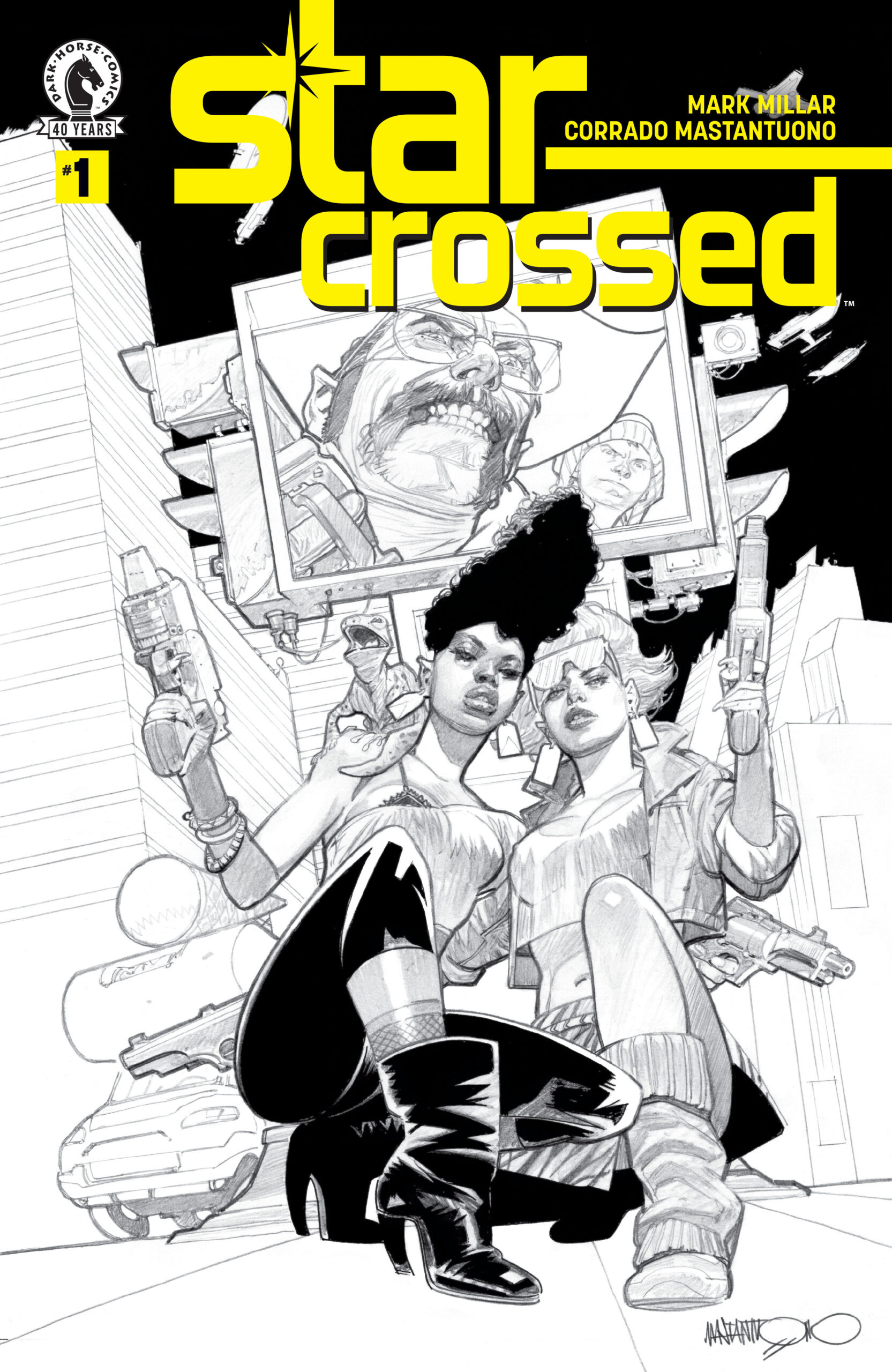 Star-Crossed #1 (CVR B) (B&W) (Corrado Mastantuono)