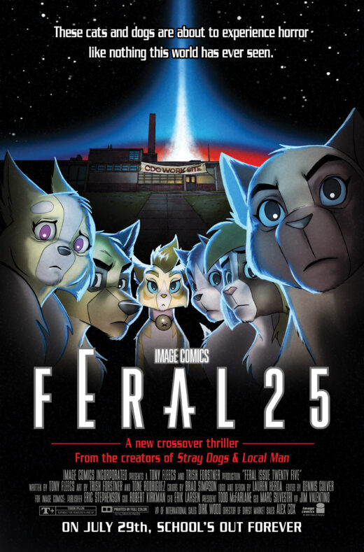 FERAL #25 CVR B TONE RODRIGUEZ & ALLEN PASSALAQUA FACULTY HOMAGE VAR