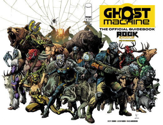 GHOST MACHINE THE OFFICIAL GUIDEBOOK #4 (OF 5) CVR A GARY FRANK & BRAD ANDERSON WRAPAROUND