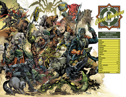 GHOST MACHINE THE OFFICIAL GUIDEBOOK #4 (OF 5) CVR C IVAN REIS & DANNY MIKI WRAPAROUND VAR