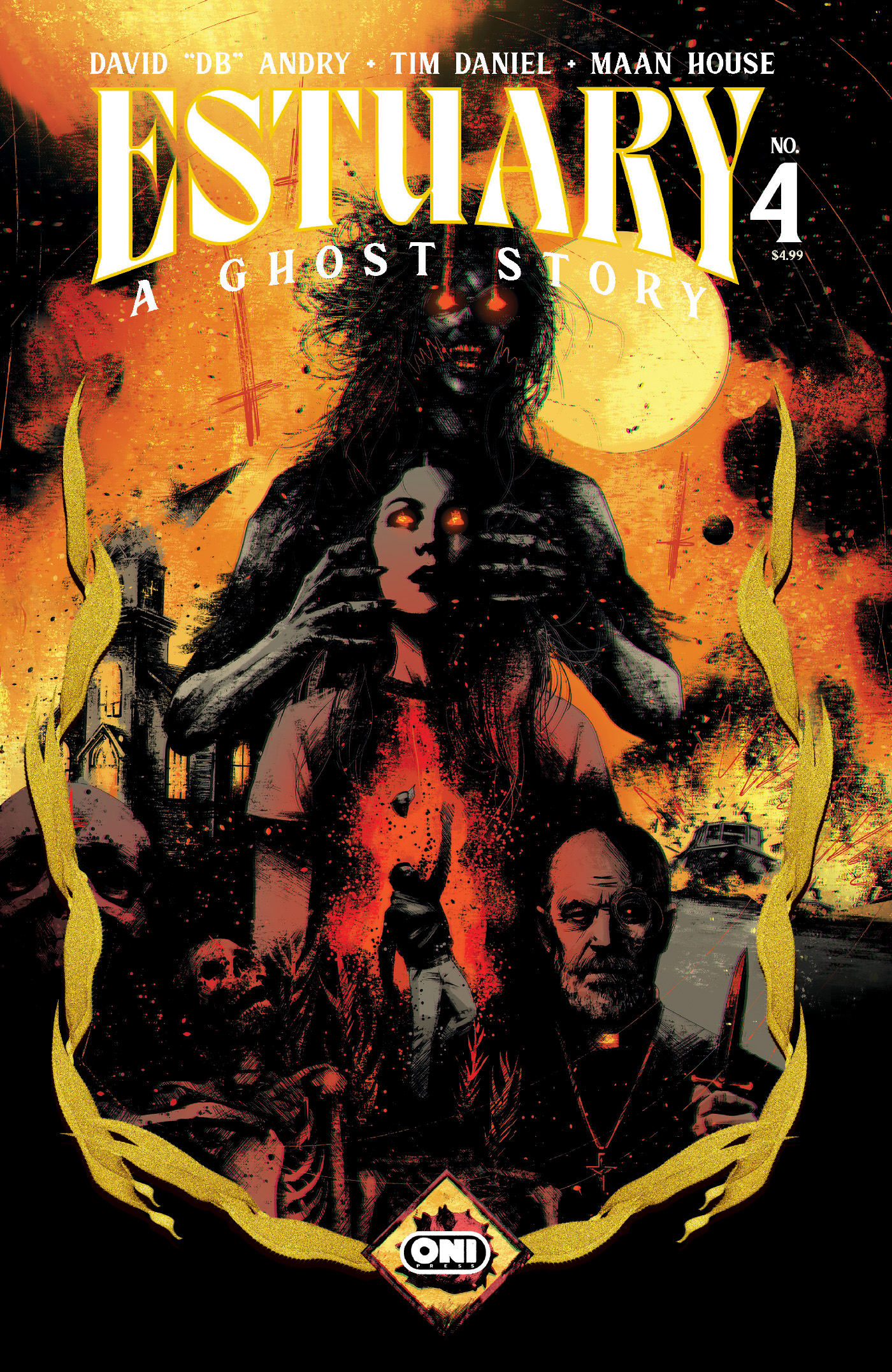 ESTUARY A GHOST STORY #4 (OF 4) CVR A MAAN HOUSE