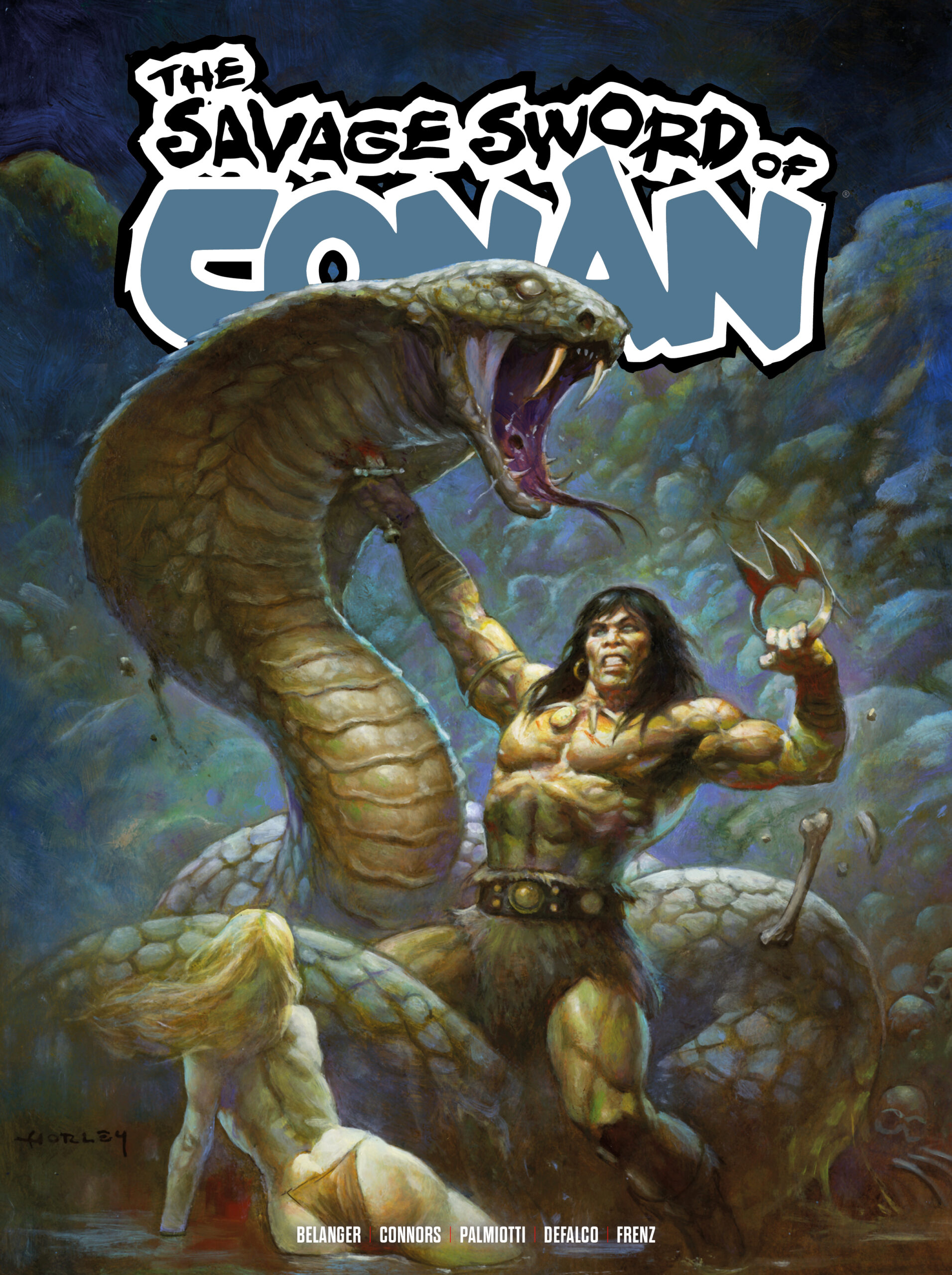 SAVAGE SWORD OF CONAN #15 CVR C ALEX HORLEY FOIL VAR (MR)