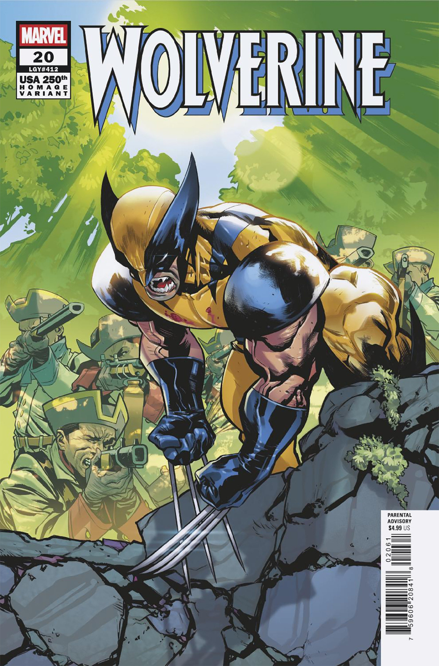 WOLVERINE #20 TBD ARTIST 250TH HOMAGE VARIANT