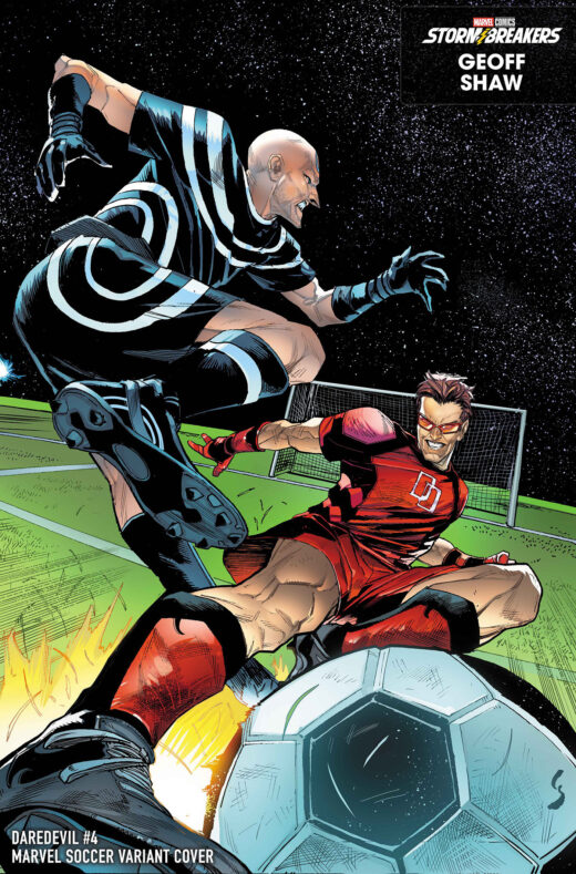 DAREDEVIL #4 GEOFF SHAW MARVEL SOCCER VARIANT