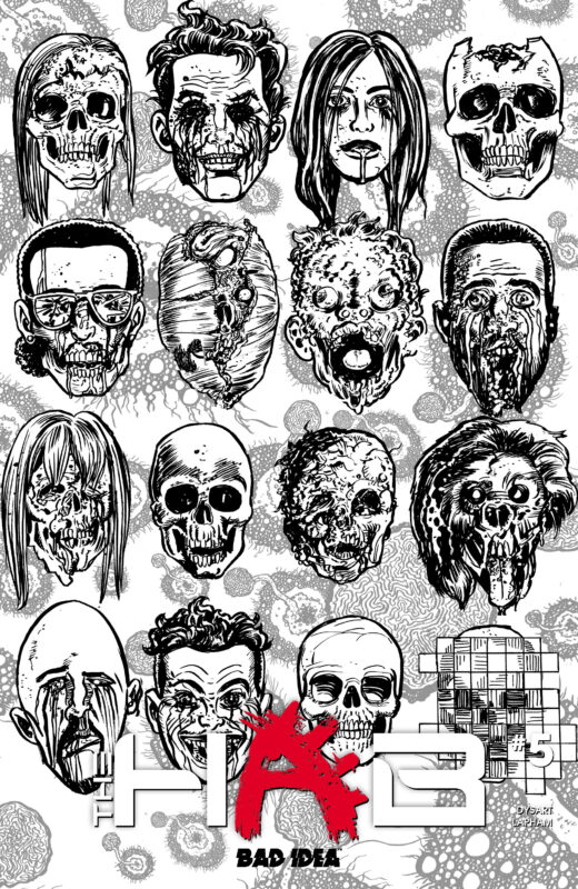 HAB #5 (OF 5) CVR E DAVID LAPHAM BW DEAD SKULLS VAR