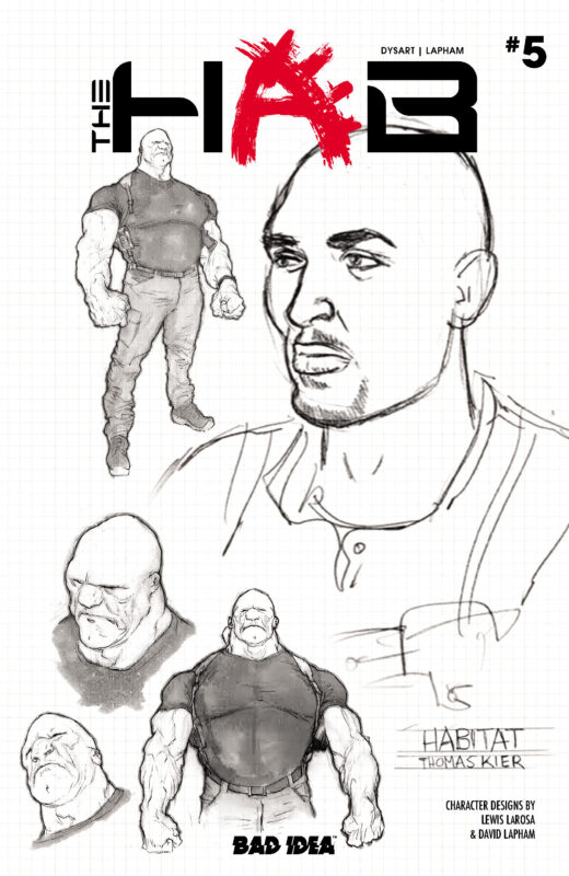 HAB #5 (OF 5) CVR F INC 1:20 LEWIS LAROSA DAVID LAPHAM CHARACTER DESIGN VAR