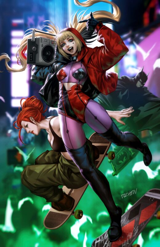 HARLEY QUINN #65 CVR D DERRICK CHEW CARD STOCK VAR