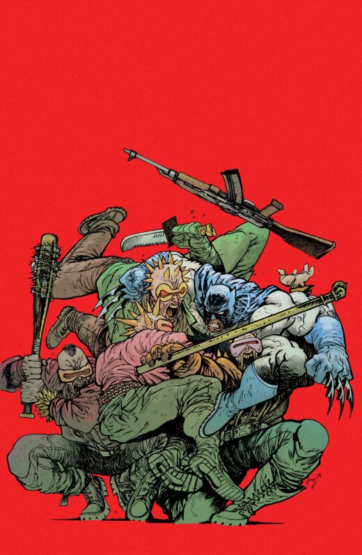 HARLEY QUINN #65 CVR E DANIEL WARREN JOHNSON DARK KNIGHT RETURNS 40TH ANNIVERSARY CARD STOCK VAR