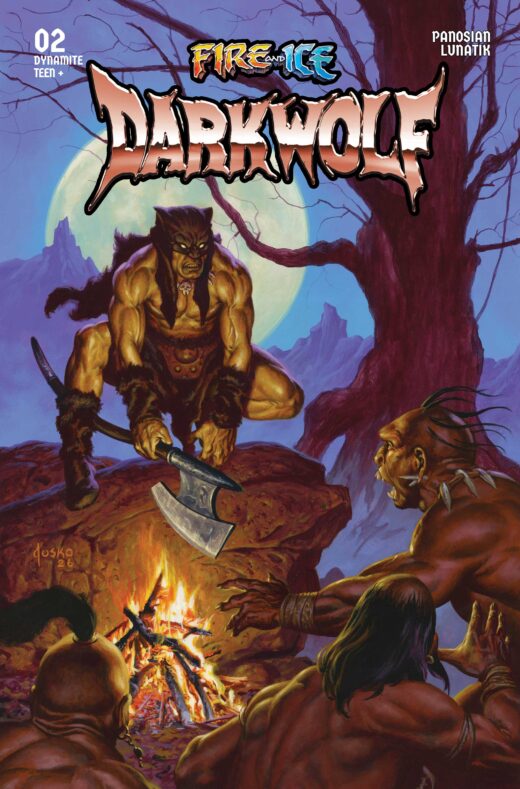 FIRE AND ICE DARKWOLF #2 CVR C JOE JUSKO VAR