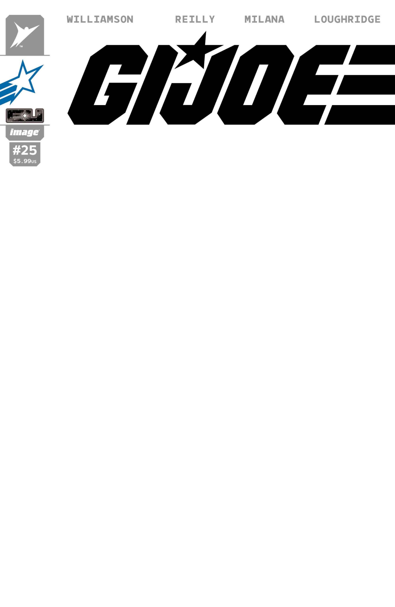GI JOE #25 CVR G BLANK SKETCH JOE VAR