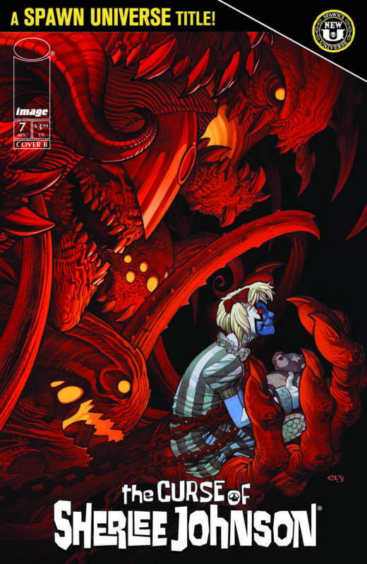 SPAWN THE CURSE OF SHERLEE JOHNSON #7 CVR B CHRIS STEVENS VAR