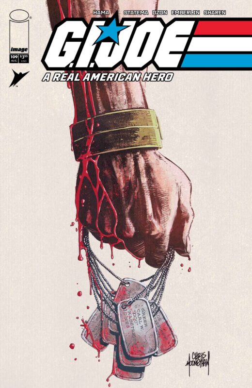 GI JOE A REAL AMERICAN HERO #109 HAMA FILES EDITION CVR B CHRIS MOONEYHAM VAR