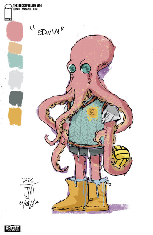 ROCKETFELLERS #14 CVR C FRANCIS MANAPUL DESIGN SKETCH VAR