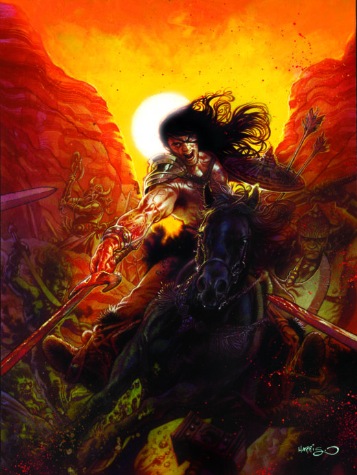 SAVAGE SWORD OF CONAN REFORGED #6 CVR D TONY HARRIS VIRGIN FOIL VAR (MR)