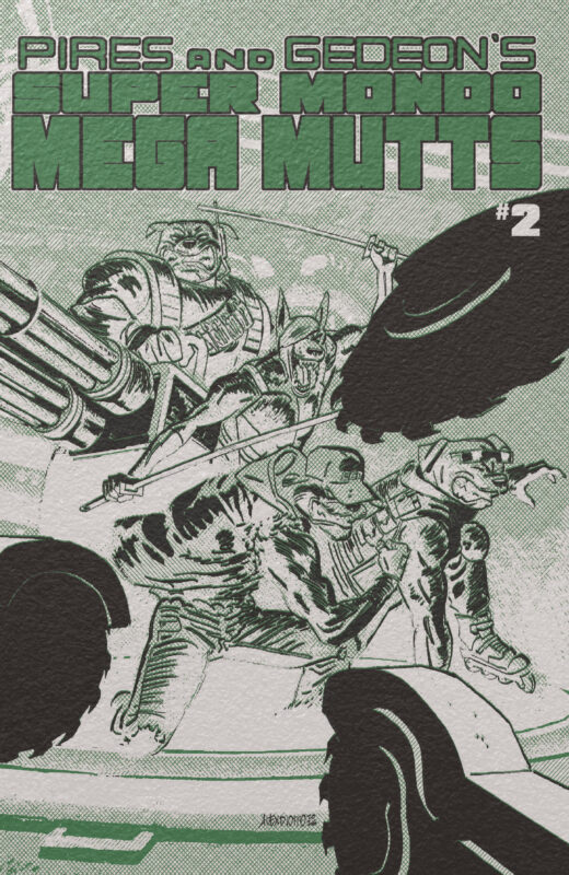 SUPER MONDO MEGA MUTTS #2 CVR E ALEX DIOTTO FOIL VAR