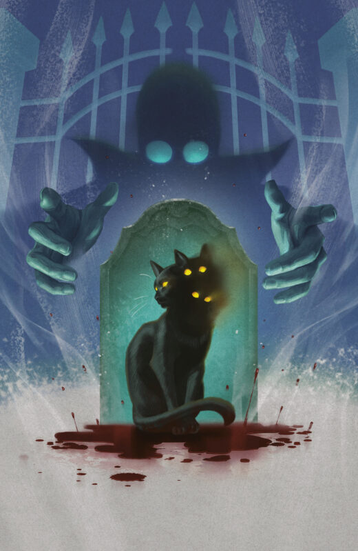 Stuff of Nightmares: The Cat in the Coffin #1 B Variant (Dressed, Murakami)