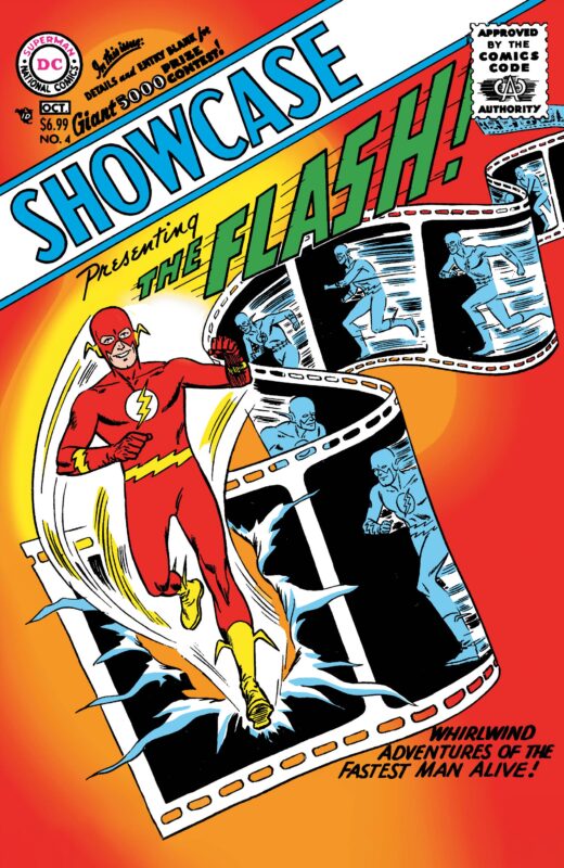 SHOWCASE #4 FACSIMILE EDITION CVR C CARMINE INFANTINO FOIL VAR