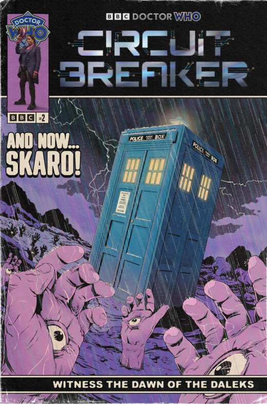 DOCTOR WHO CIRCUIT BREAKER #2 (OF 2) CVR D FLOPS DALEK TAKEOVER CARDSTOCK VAR