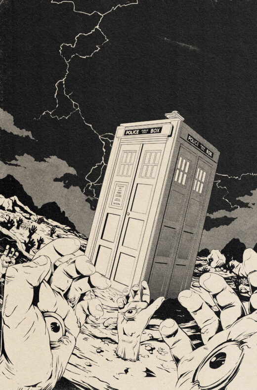 DOCTOR WHO CIRCUIT BREAKER #2 (OF 2) CVR E FLOPS DALEK TAKEOVER COLOR YOUR OWN CARDSTOCK VAR