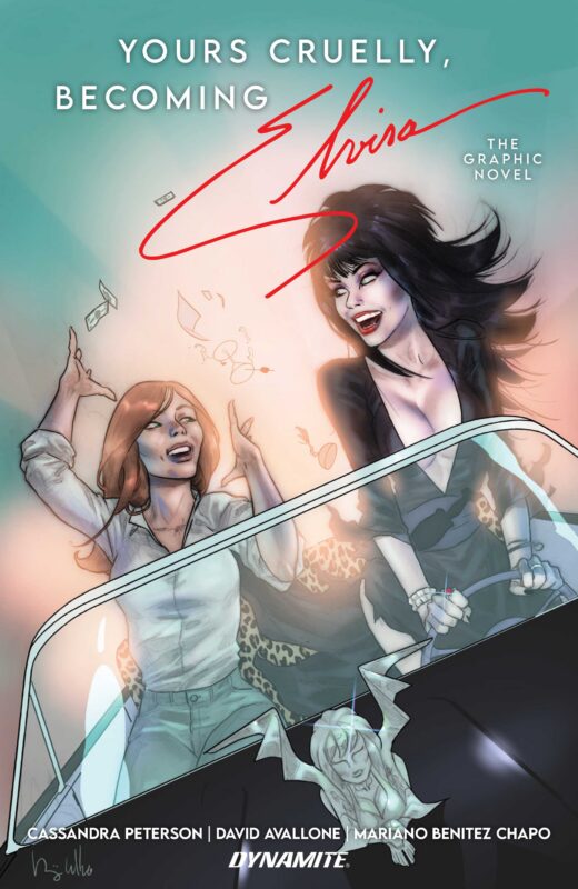 YOURS CRUELLY BECOMING ELVIRA HC SIGNED BY ELVIRA LIMITED EDITION