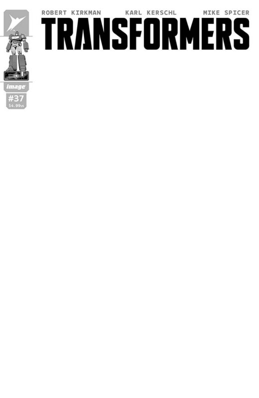 TRANSFORMERS #37 CVR G BLANK SKETCH VAR
