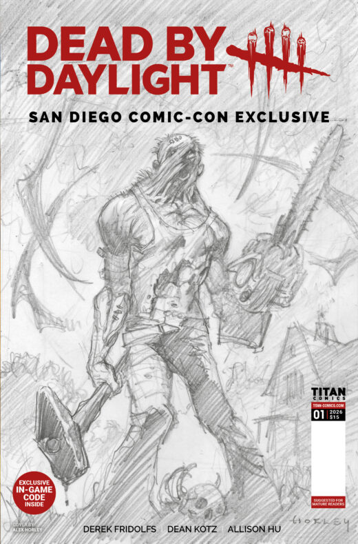 DEAD BY DAYLIGHT THE HILLBILLY #1 SDCC EXCLUSIVE ALEX HORLEY CARDSTOCK INKS VAR (MR)