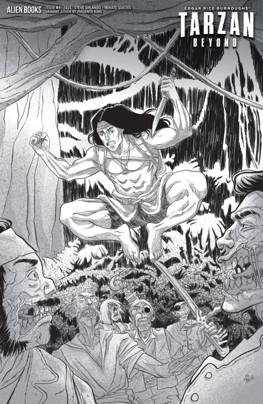 Tarzan Beyond #4 Variant D (King B&W)