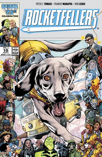 ROCKETFELLERS #15 CVR B BRYAN HITCH & BRAD ANDERSON GEIGER #25 ANNIVERSARY VAR