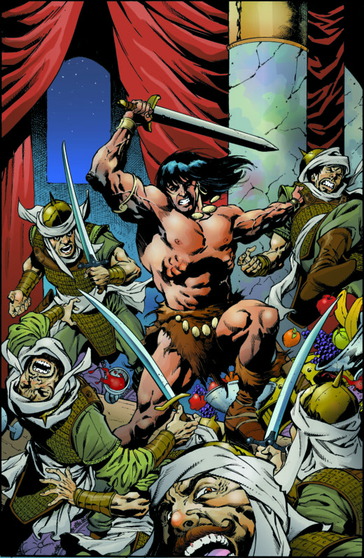 CONAN THE BARBARIAN #38 CVR F AARON LOPRESTI VIRGIN CARDSTOCK VAR (MR)